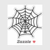 Spinnenwebdoedel Sticker (Vel)