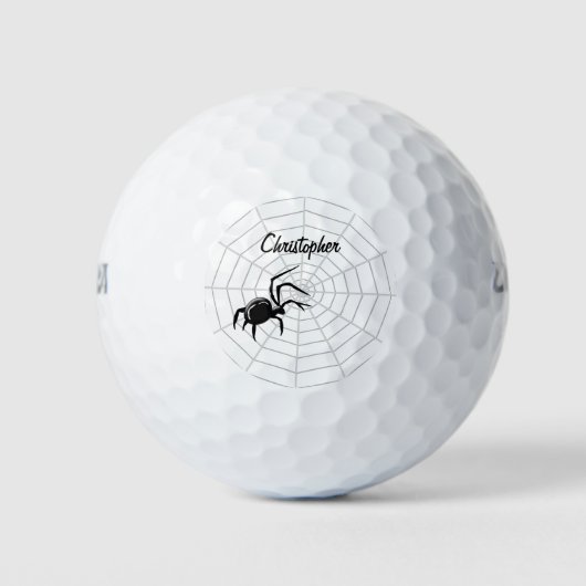 Spinnenwebontwerp Golfballen (Voorkant)