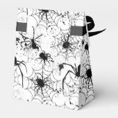 Spinnenwebpatroon Halloween Bedankdoosjes (Achterkant)