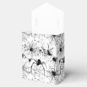 Spinnenwebpatroon Halloween Bedankdoosjes (Geopend)