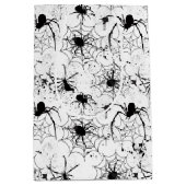 Spinnenwebpatroon Halloween Medium Cadeauzakje (Voorkant)