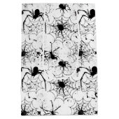Spinnenwebpatroon Halloween Medium Cadeauzakje (Achterkant)