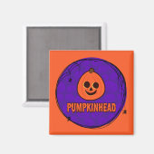 Spinnenwebs & Pumpkinheads Vierkante Magneet (Voorkant / Achterkant)