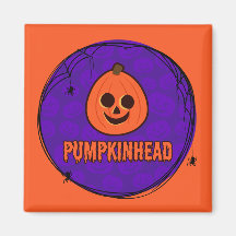 Spinnenwebs & Pumpkinheads Vierkante Magneet