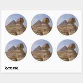 spinnepiramide ronde sticker (Vel)