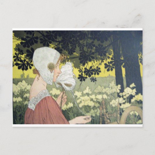 SPINNER BRODEUSE BRIEFKAART (Voorkant)