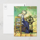 Spinner by Vincent van Gogh Briefkaart (Voorkant / Achterkant)