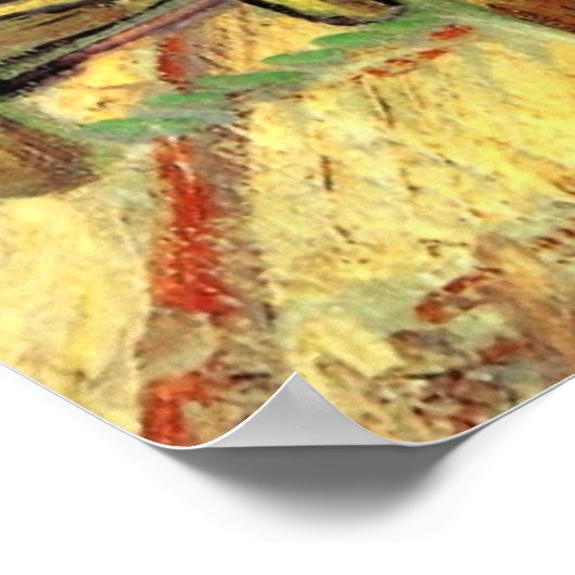 Spinner by Vincent van Gogh Poster (Hoek)