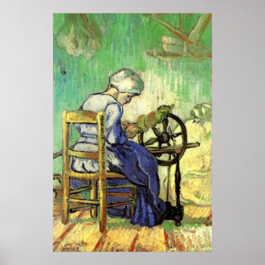 Spinner by Vincent van Gogh Poster (Voorkant)