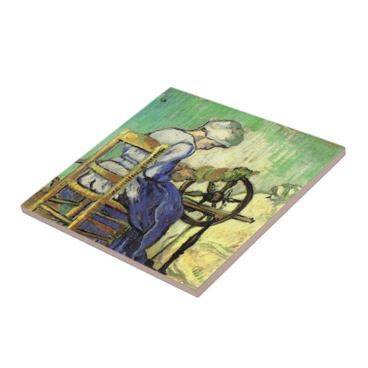 Spinner by Vincent van Gogh Tegeltje (Zijkant)