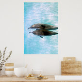 Spinner Dolphins | Oahu Hawaii Poster (Keuken)