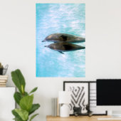 Spinner Dolphins | Oahu Hawaii Poster (Thuiskantoor)