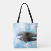 Spinner Dolphins | Oahu Hawaii Tote Bag (Achterkant)