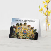 spinner kaart (Gele Bloem)