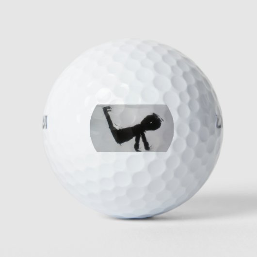 Spinner professionele golfbal. golfballen (Voorkant)