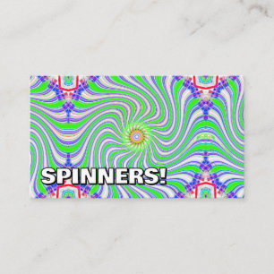 SPINNERS! (U kunt de woorden wijzigen) Visitekaartje