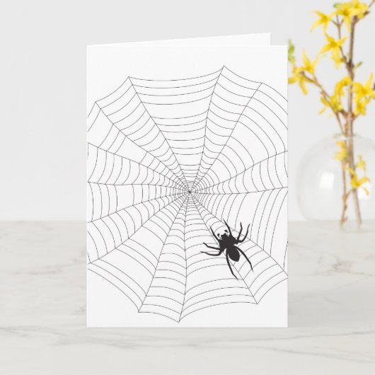 Spinnet Kaart (Gele Bloem)