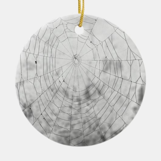 spinneweb keramisch ornament (Voorkant)