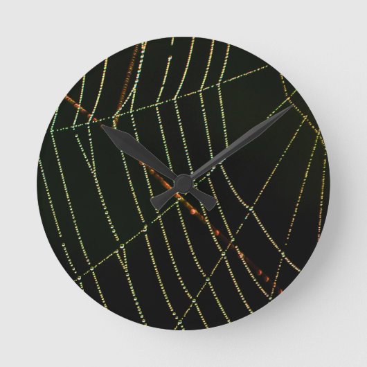 Spinneweb Ronde Klok (Voorkant)
