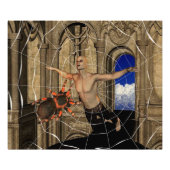 Spinneweb van vampier foto afdruk (Voorkant)