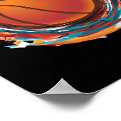 Spinning Basketball Poster (Hoek)