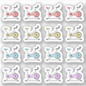 Spinning Bike Oefening Gym Workout Cardio Planner Sticker (Voorkant)