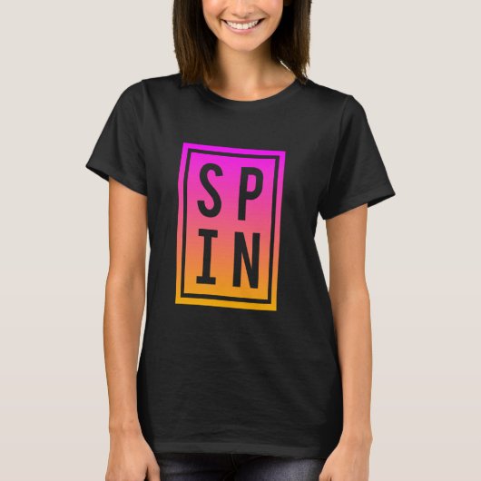 Spinning Class Gezegde Spin Workout Oefening Bike  T-shirt (Voorkant)