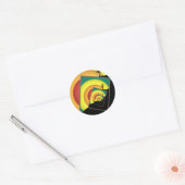 Spinning Disc Golfmanden 3 Ronde Sticker (Envelop)