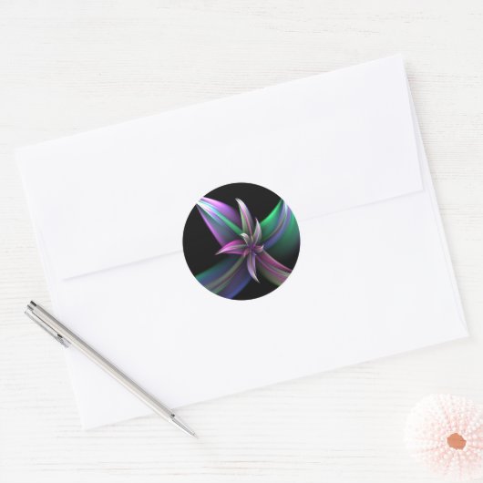 Spinning Flower Sticker (Envelop)