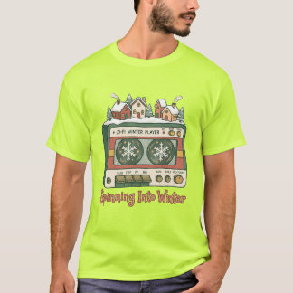 Spinning Into Winter Shirt Lo-Fi Cassette T-shirt