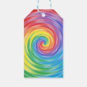 Spinning Rainbow Gift Labels Cadeaulabel (Achterkant)