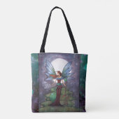 Spinning Stars Magical Fairy beroemd gemaakt door Tote Bag (Achterkant)