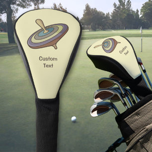 Spinning Top Golf Head Hoesje Golfheadcover