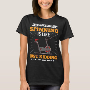 Spinning Wiel Workout Fiets Fitness Oefening 2 T-shirt