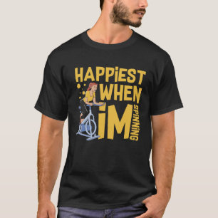 Spinning Wiel Workout Fiets Fitness Oefening 6 T-shirt