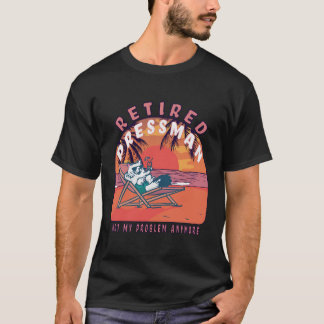 Spinny pensionering t-shirt