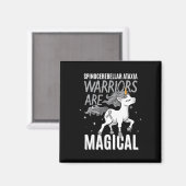 Spinocerebellar Ataxia Warrior Awareness Ribbon Sc Magneet (Voorkant / Achterkant)