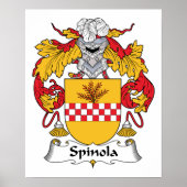 Spinola Family Crest Poster (Voorkant)