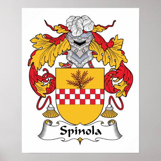 Spinola Family Crest Poster (Voorkant)