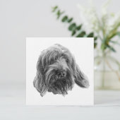 Spinone Avonduitnodiging Kaart (Staand voorkant)