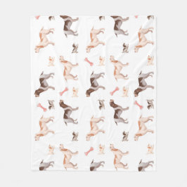 Spinone Fleece Blanket