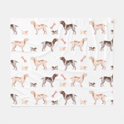 Spinone Fleece Blanket (Voorkant (Horizontaal))