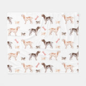 Spinone Fleece Blanket Deken (Voorkant (Horizontaal))