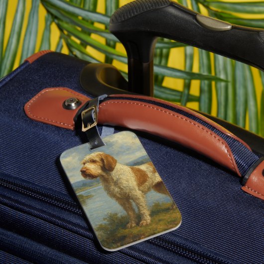 Spinone Italiano Bagagelabel (Voorkant Insitu 1)