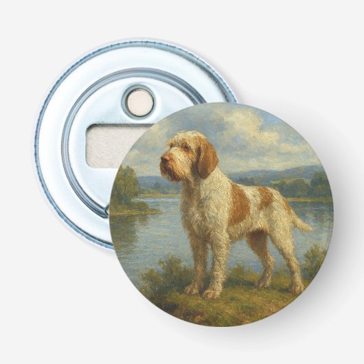 Spinone Italiano Button Flesopener (Voorkant)