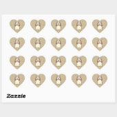 Spinone Italiano Cartoon Hart Sticker (Vel)