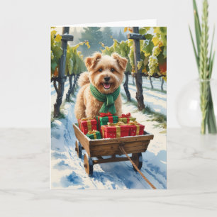 Spinone Italiano Dog Christmas Wenskaart Kaart