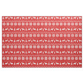 Spinone Italiano Dog Silhouettes kerstavond Stof (Fat Quarter)