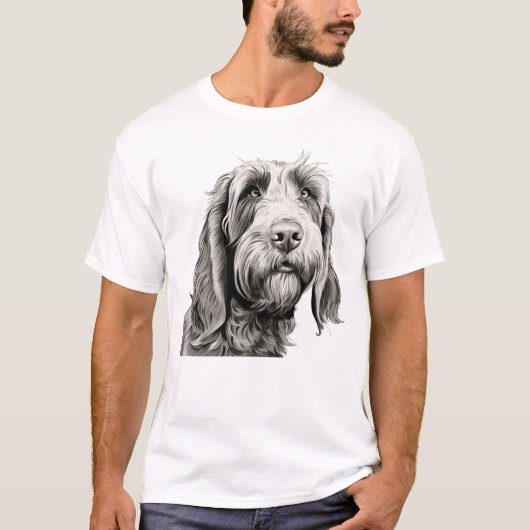 Spinone Italiano Dog T-shirt (Voorkant)