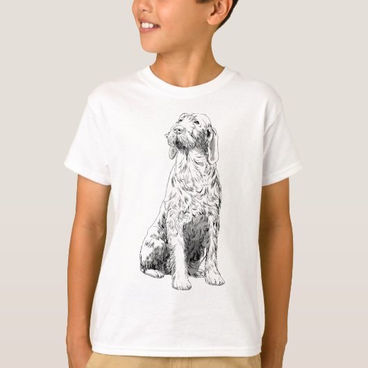 Spinone Italiano Dog T-shirt (Voorkant)